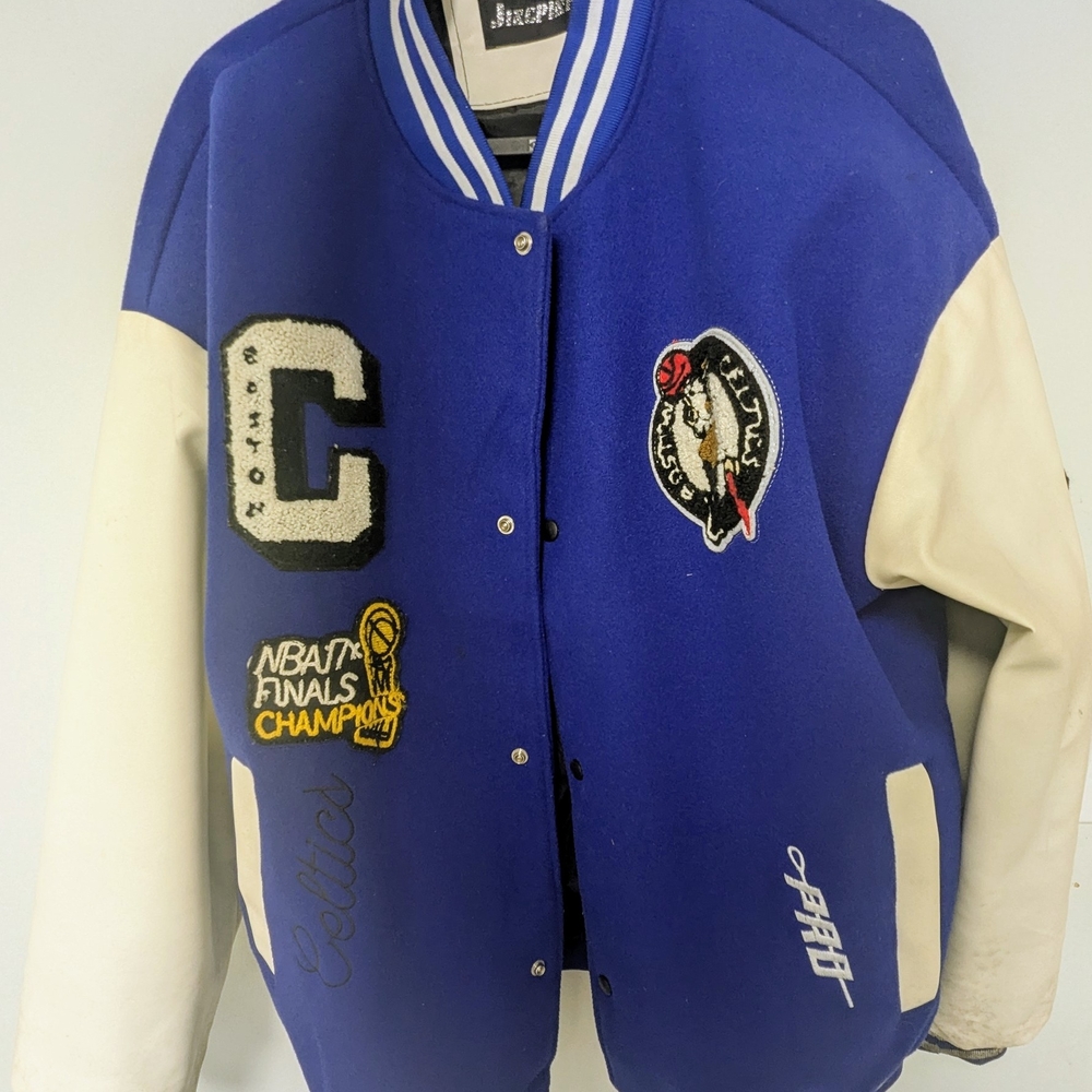 Blue and White Performance Jacket